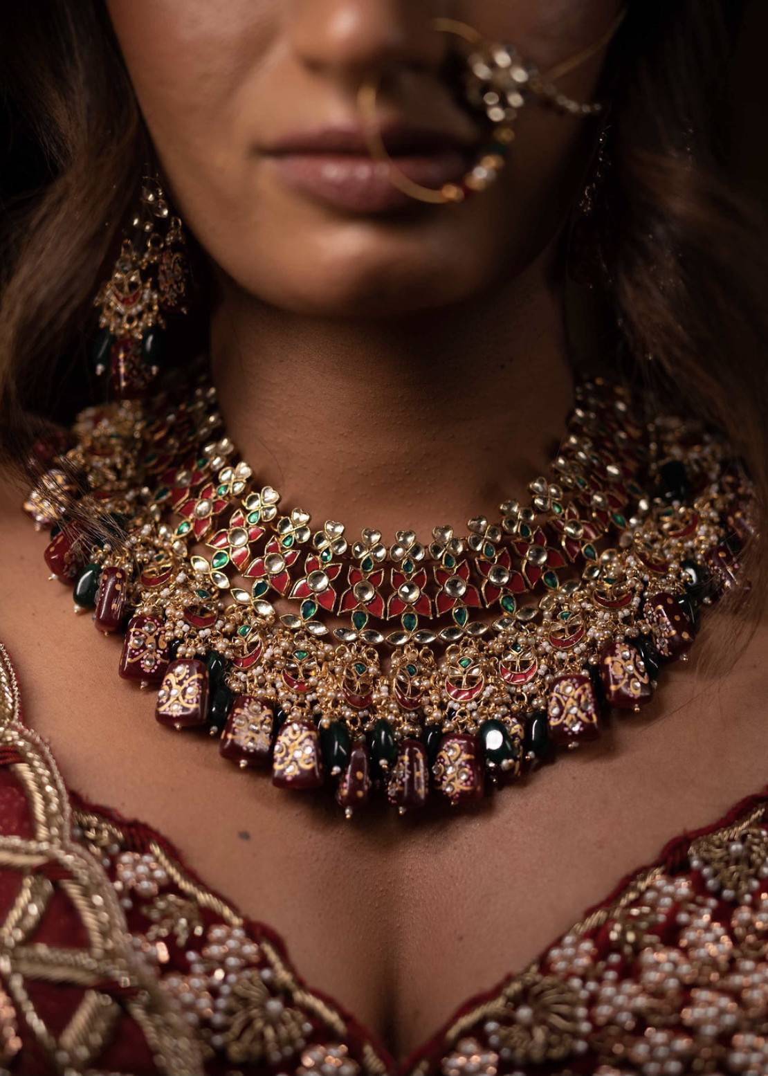 Ruby Jewelry Set Image - 0