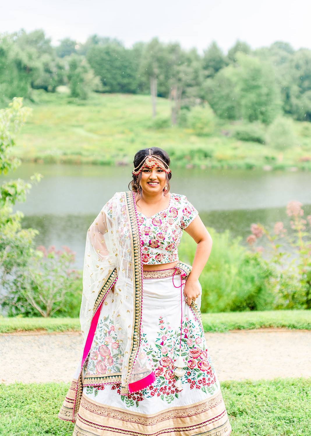 Floral Embroidered Lehenga Image - 1