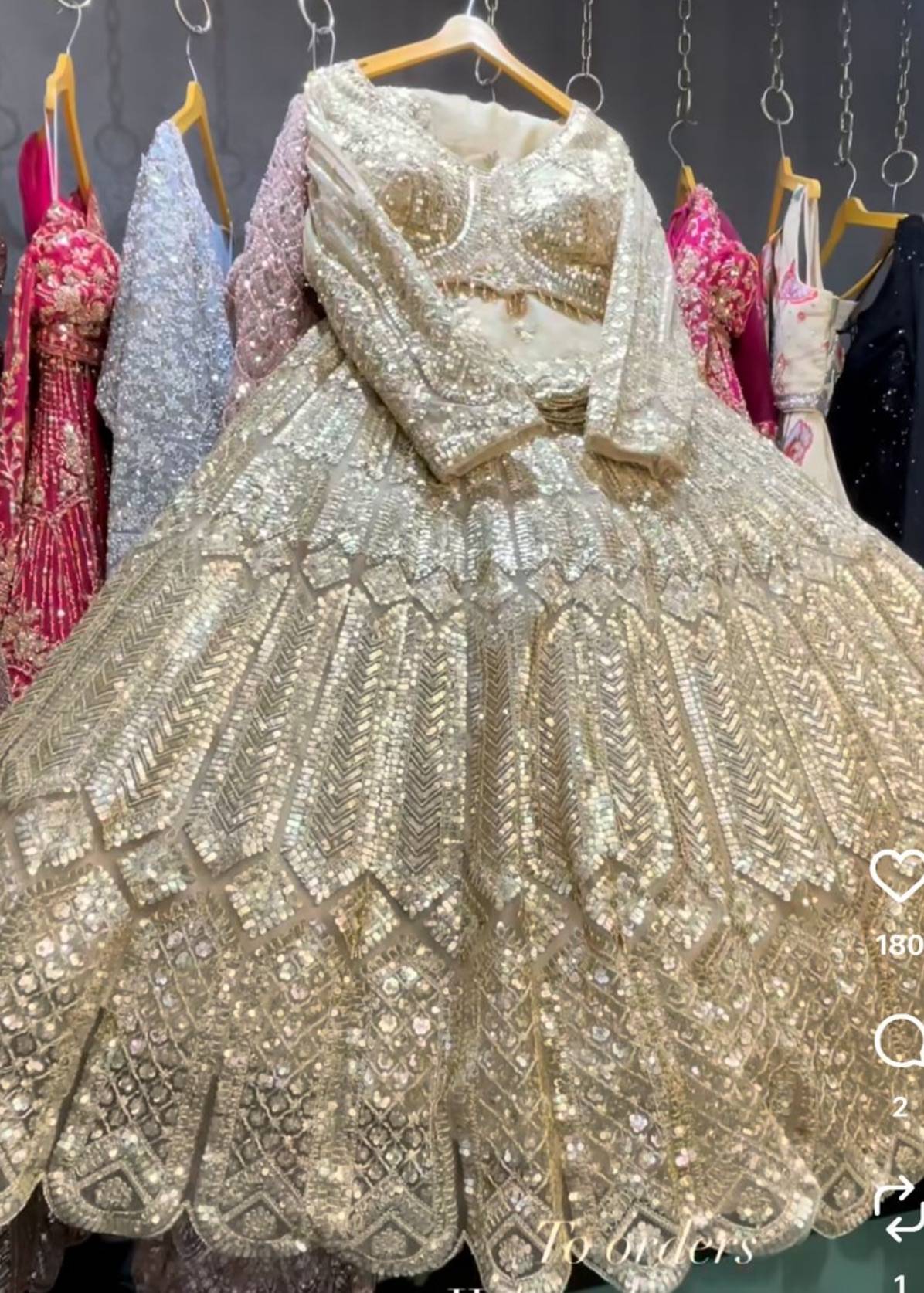 Gold Lehenga Image - 0
