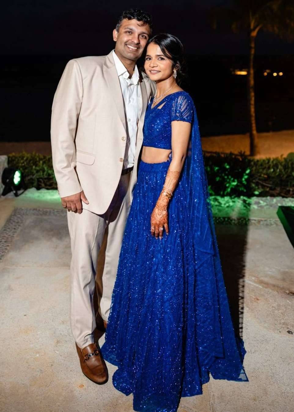 Cobalt Blue Lehenga Image - 0