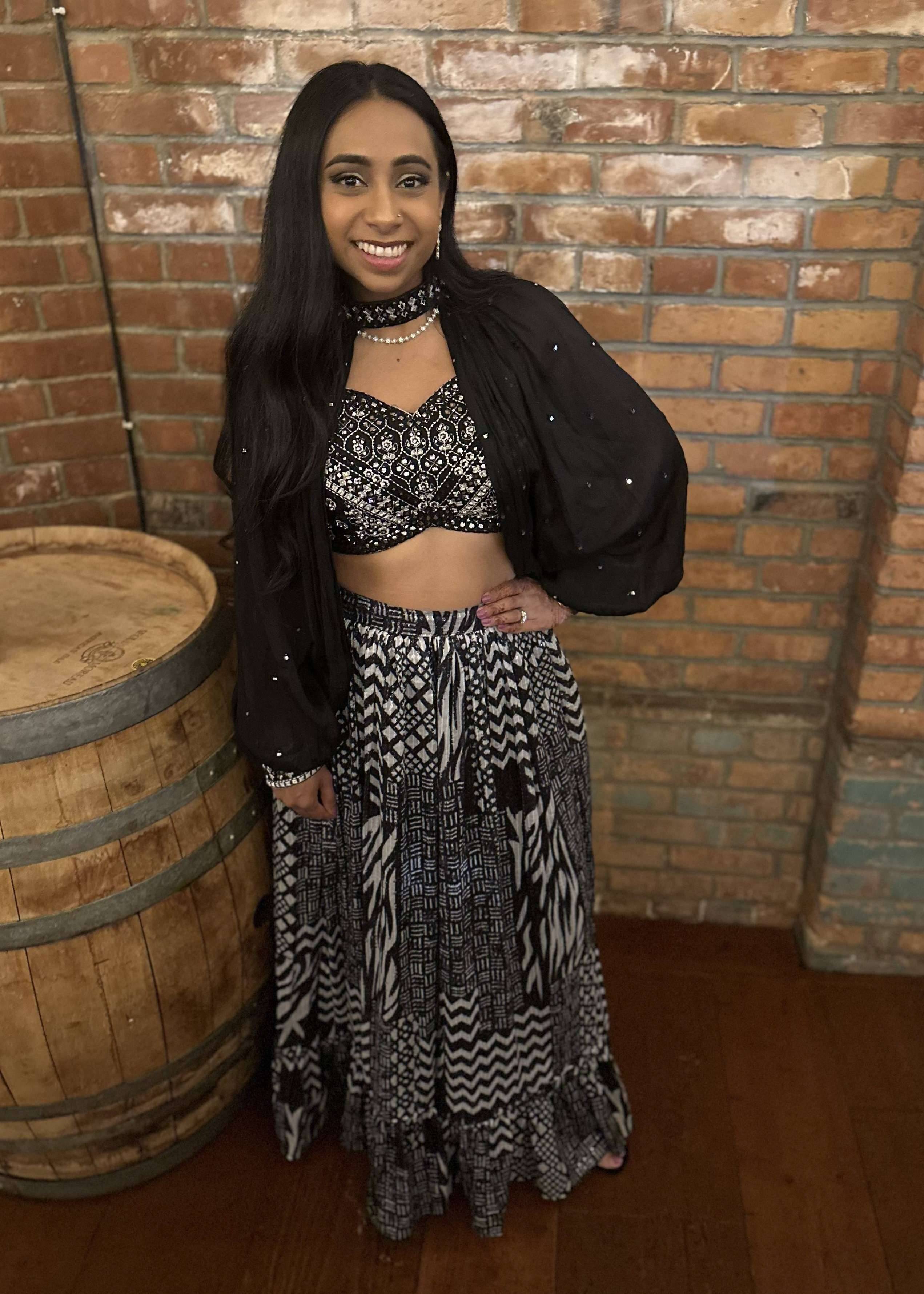 Black and White Co-Ord Set Image - 0