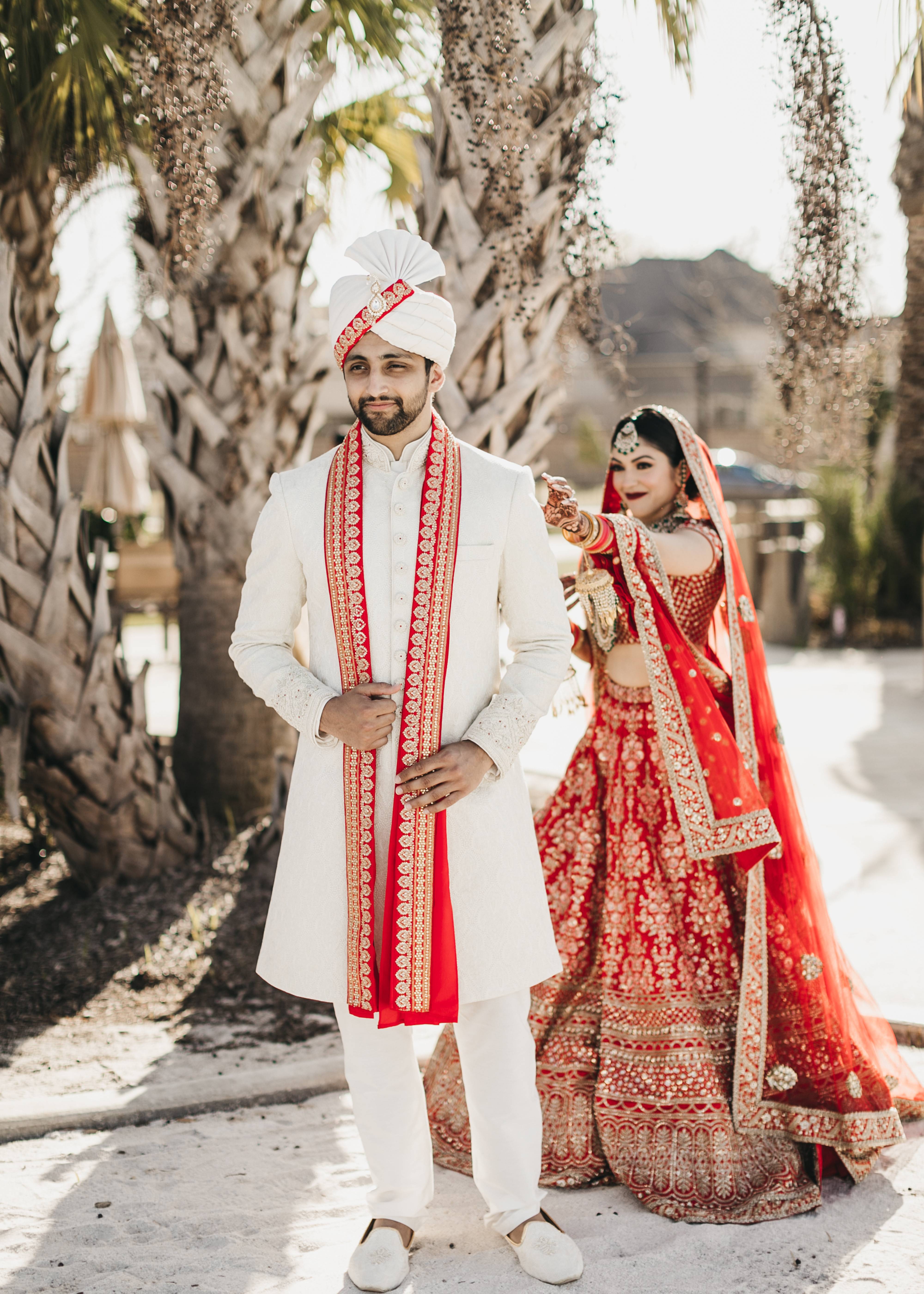 Red Bridal Lehenga Image - 3
