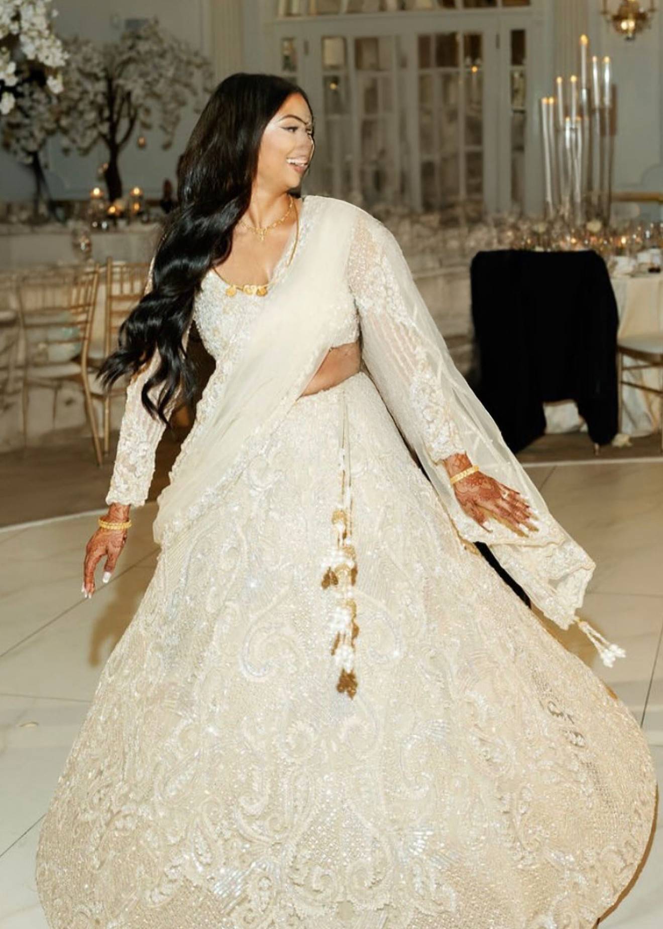 Ivory Bridal Lehenga Image - 0