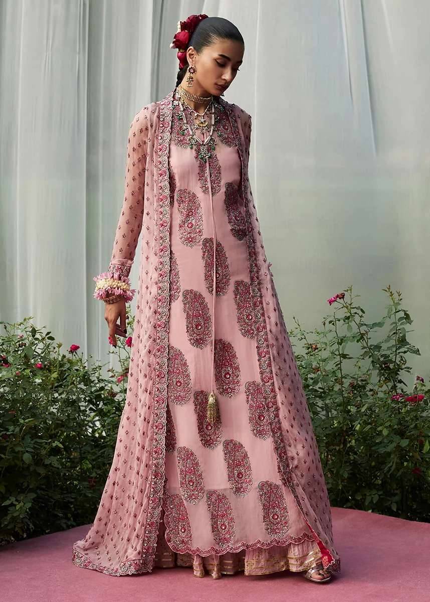 Powder Pink Sharara Image - 1