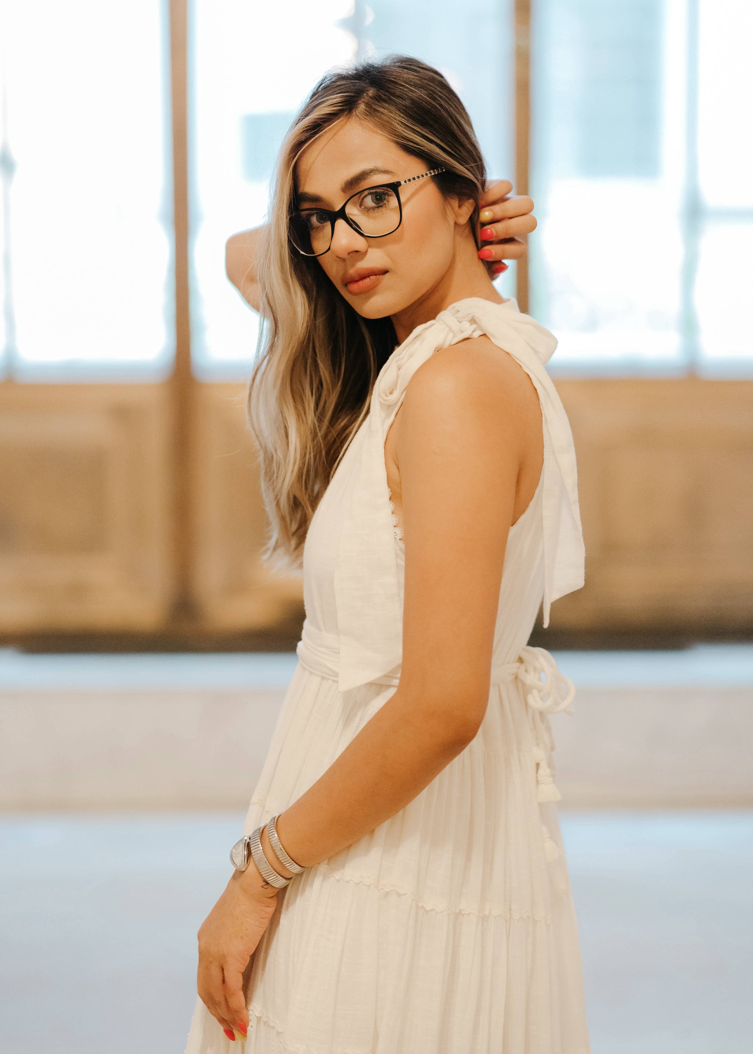 White Maxi Dress Image - 1