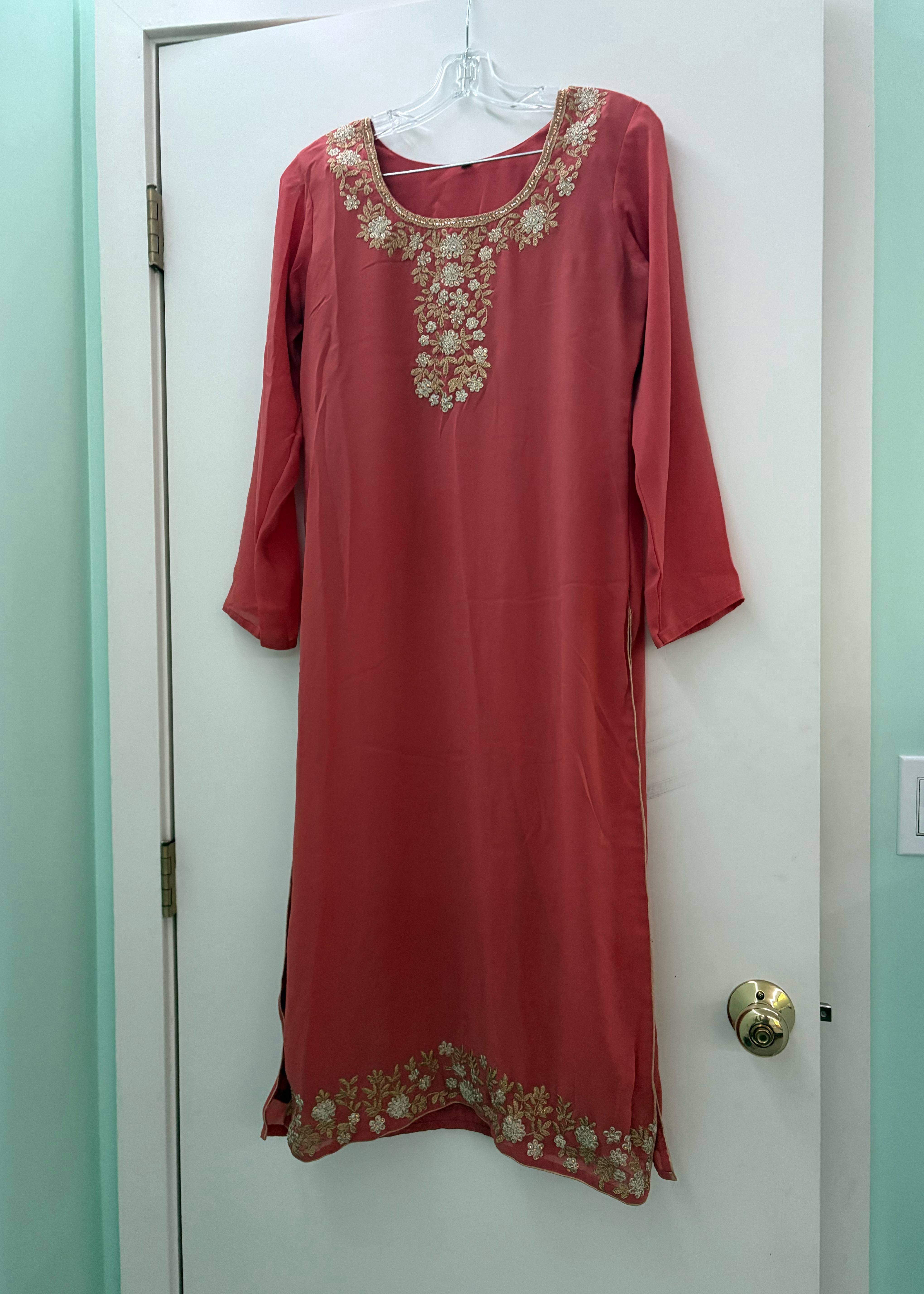 Red Kurta Top Image - 0