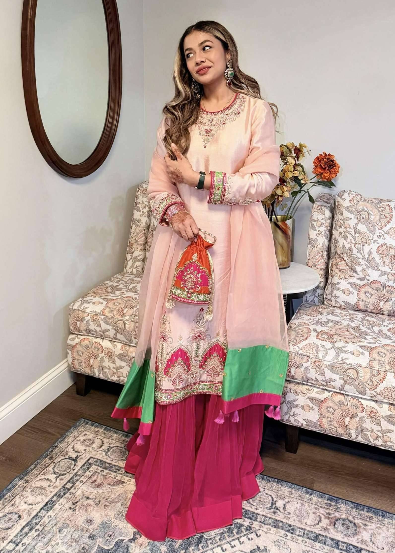 Sahar Rahman’s Light Pink Sharara Image - 0