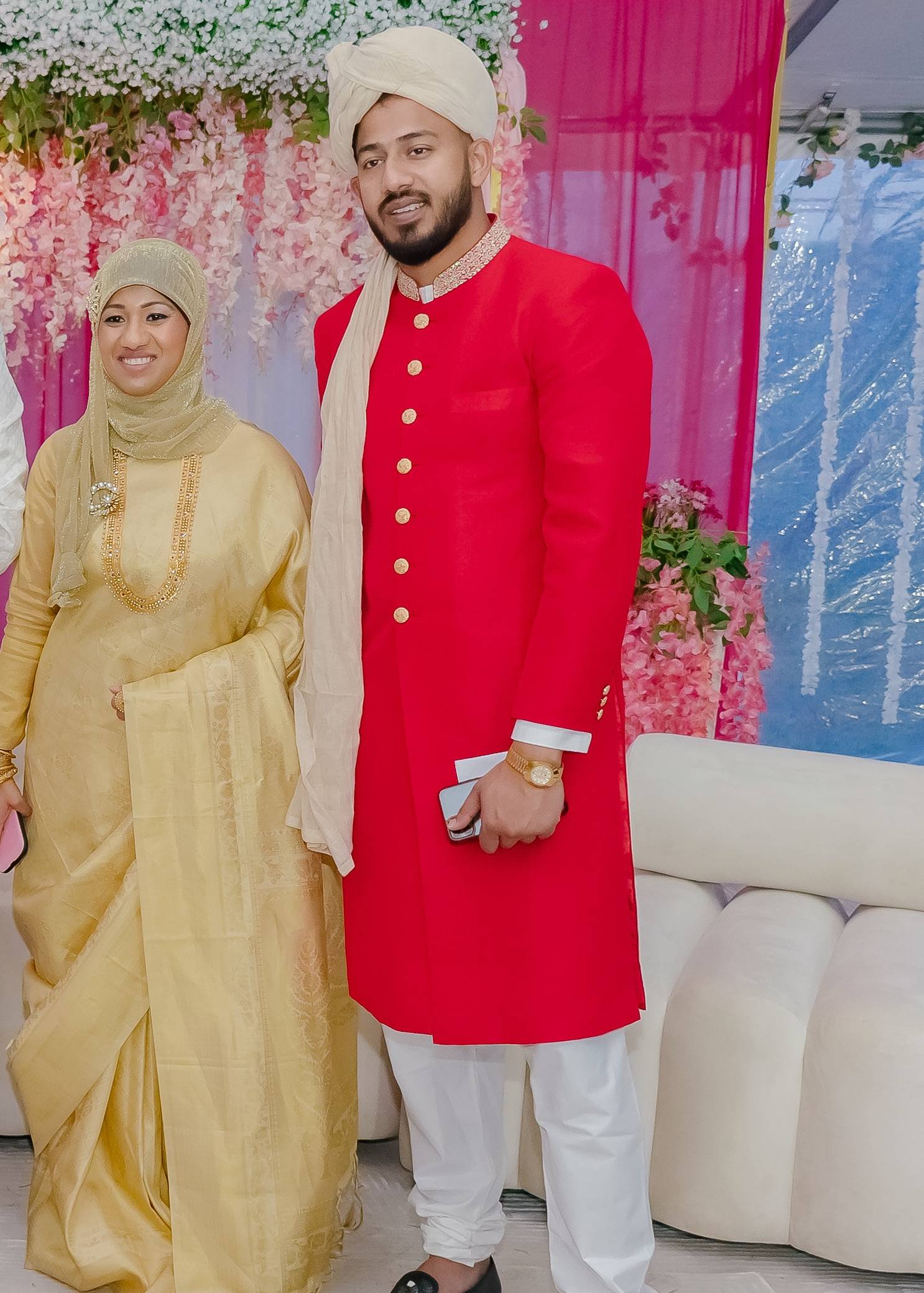 Red Sherwani Image - 0