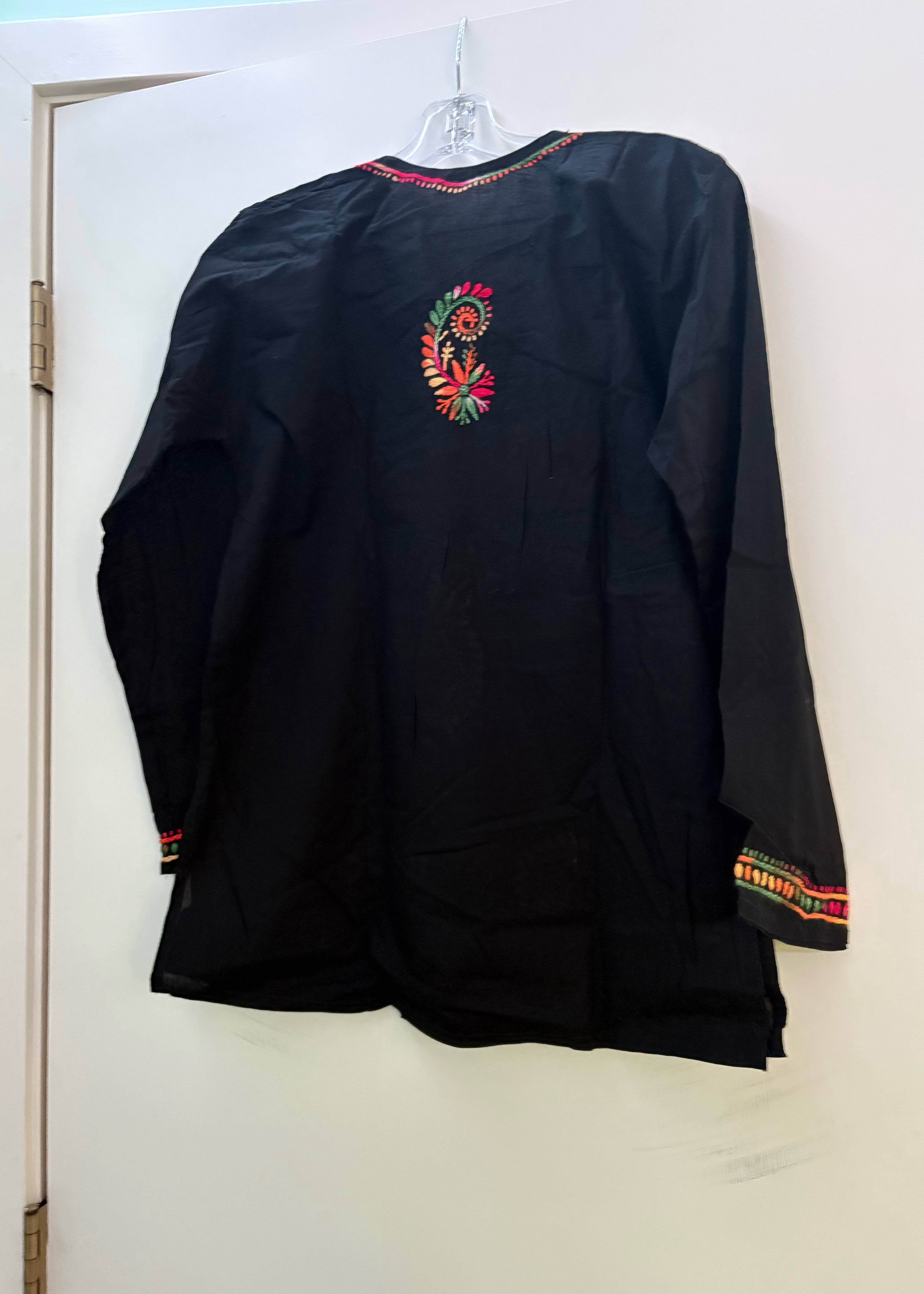 Black Kurta Top Image - 1