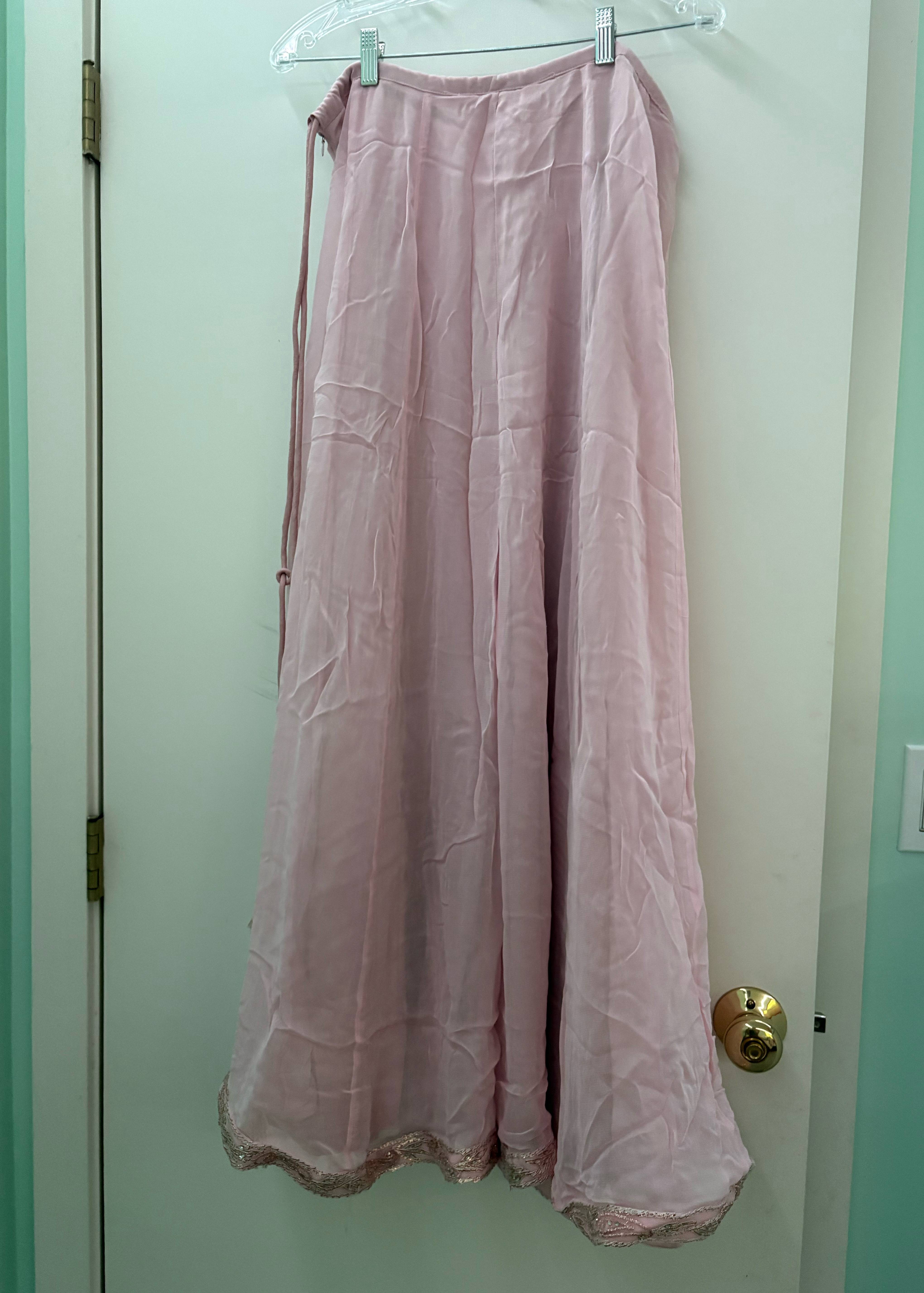 Baby Pink Sharara Set Image - 2