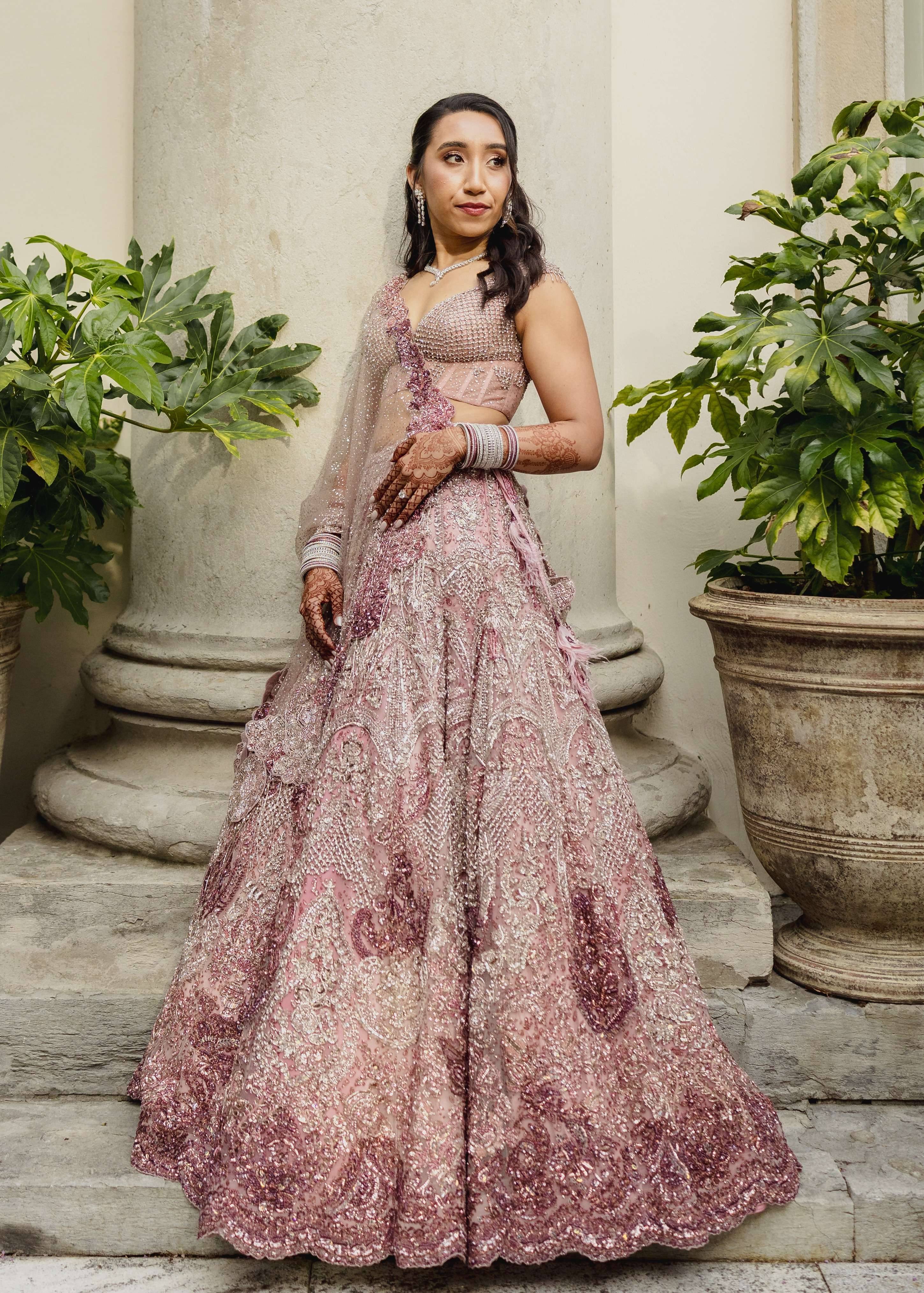 Gaelle Pink Lehenga Image - 0