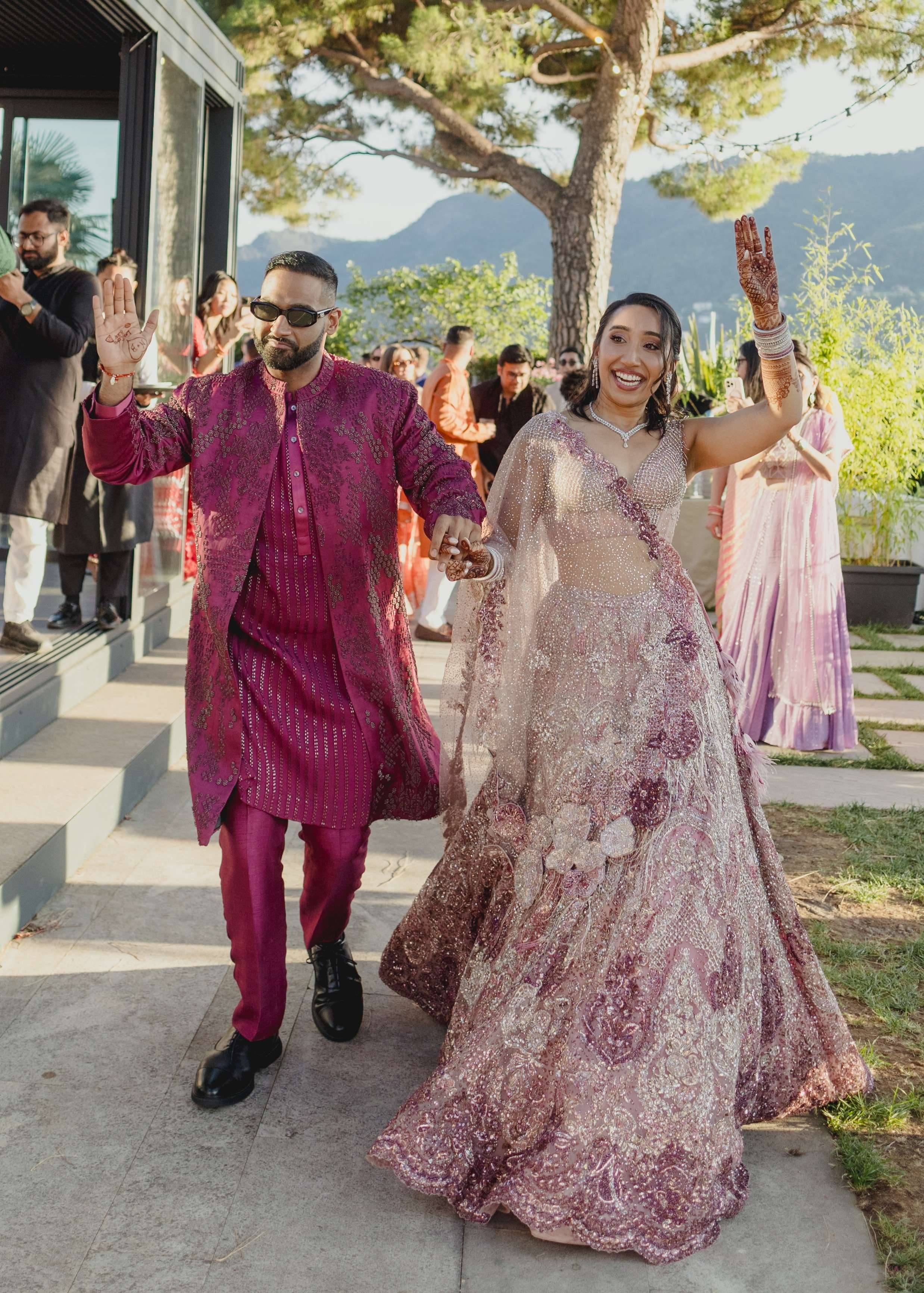 Gaelle Pink Lehenga Image - 1