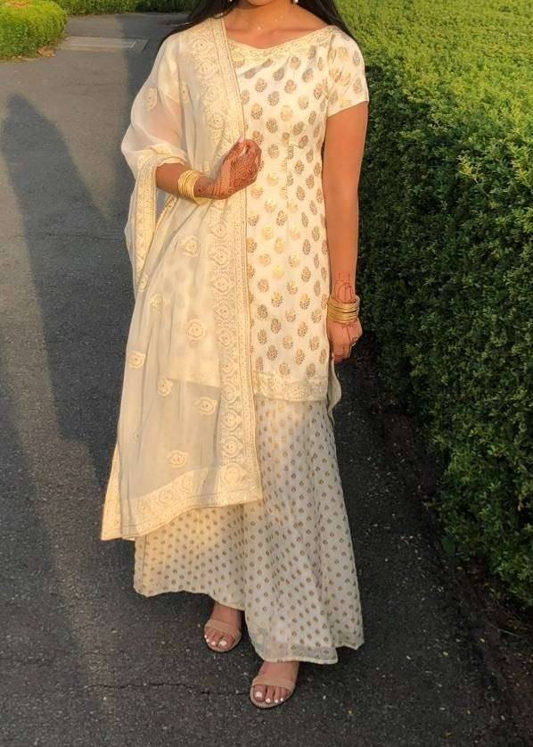 White Kurta Set Image - 0
