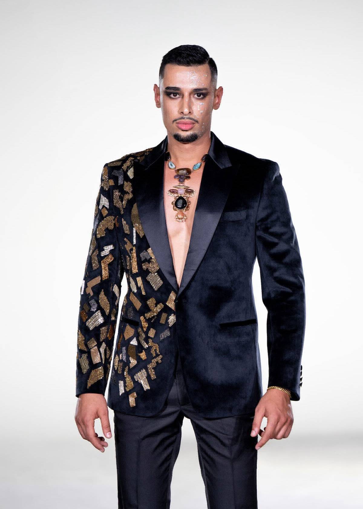 Velvet Eclipse Tuxedo Set Image - 0