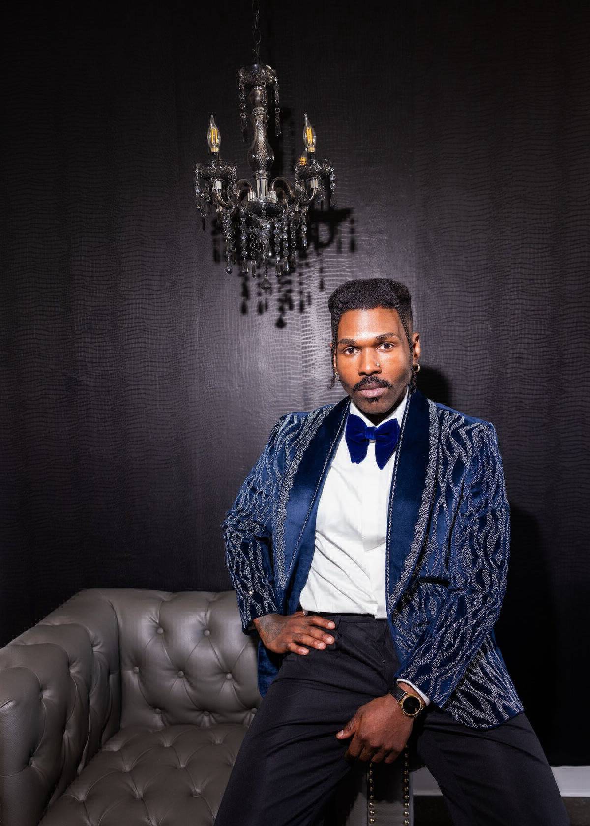 Velvet Voltage Tuxedo Set Image - 1