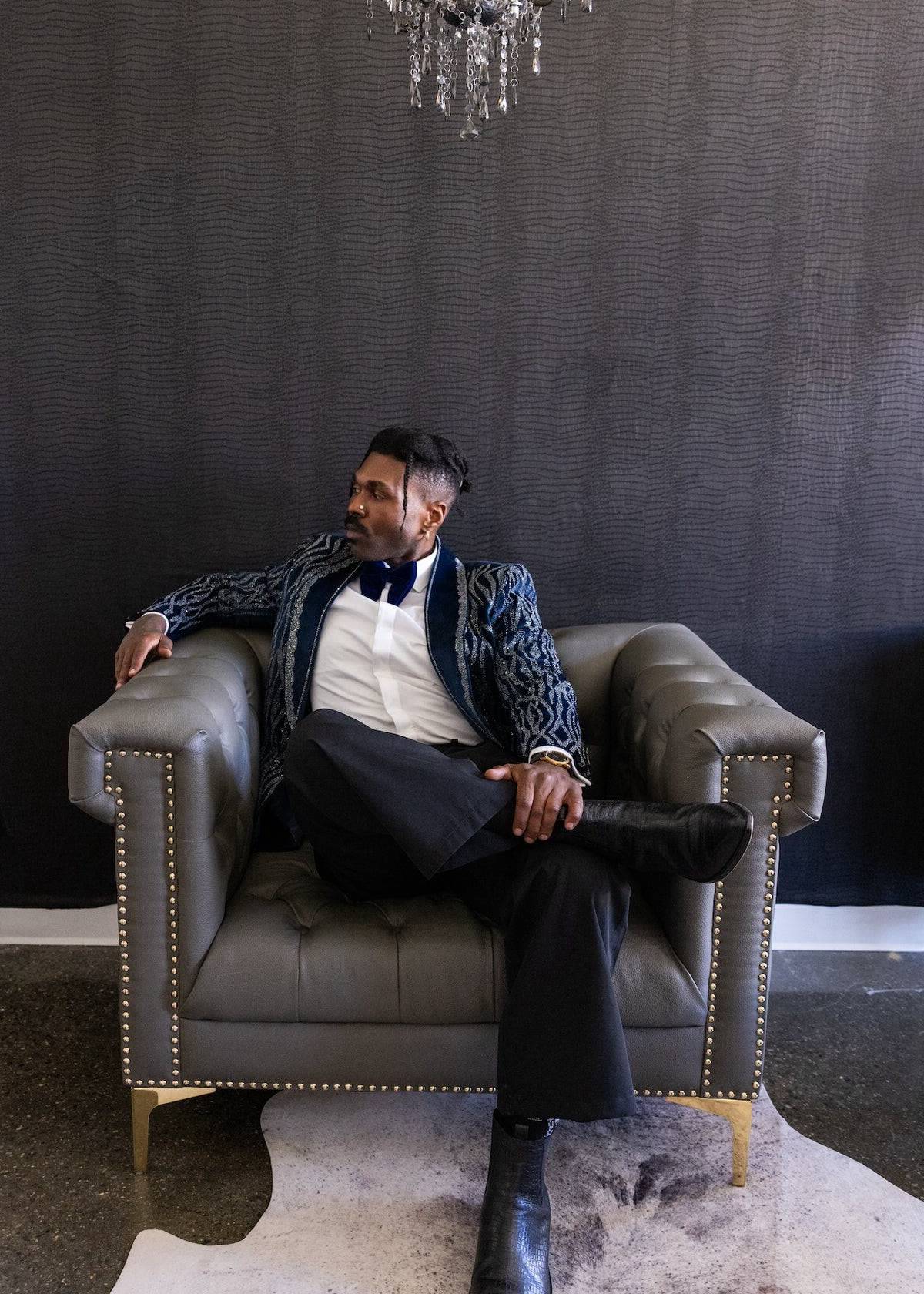 Velvet Voltage Tuxedo Set Image - 2