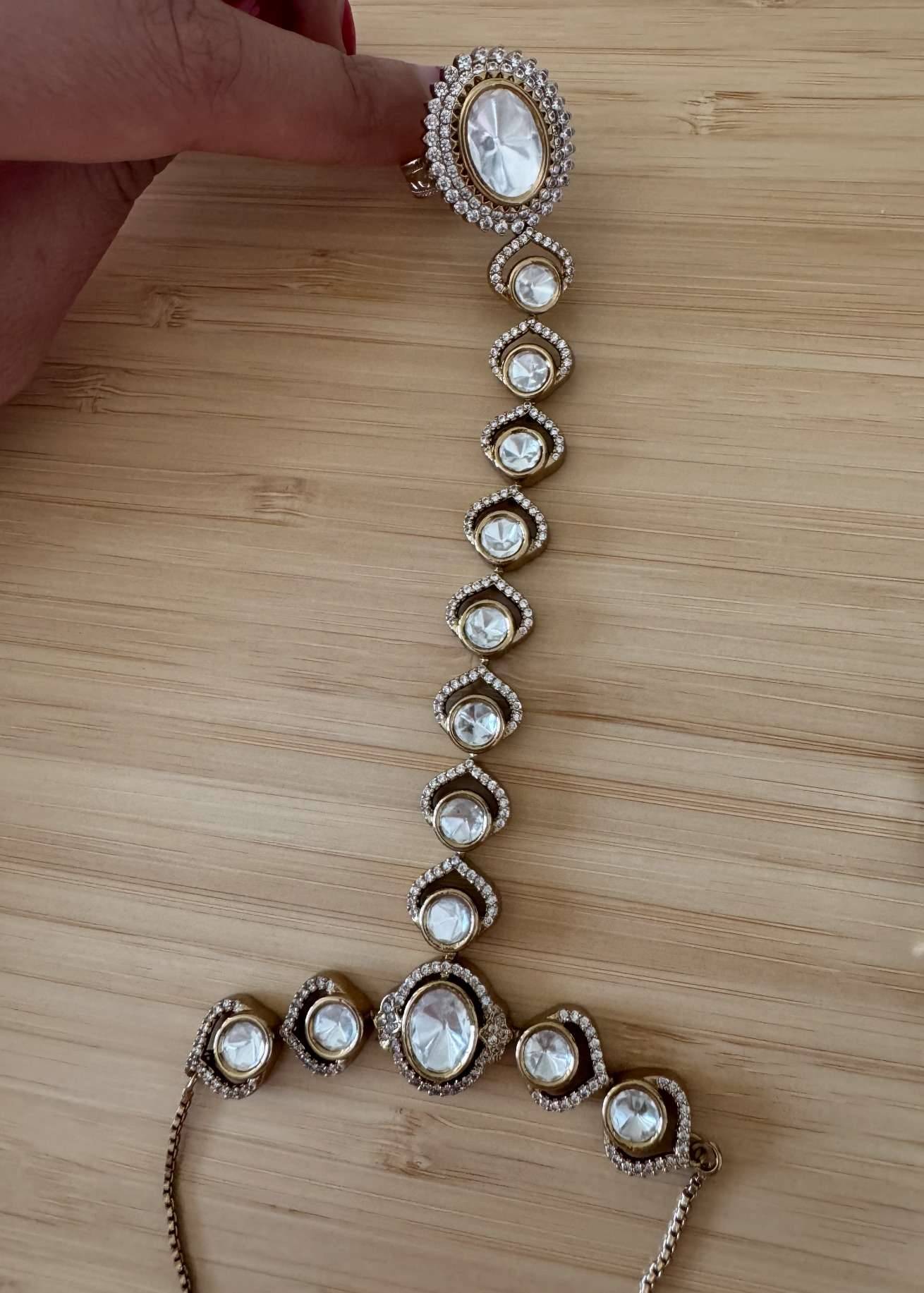 Zara Pearl Kundan Set Image - 8