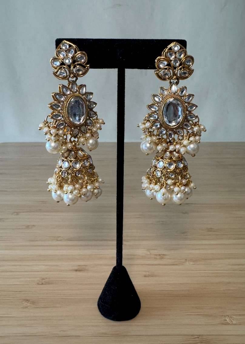 Ivory Pearl Rani Haar Set Image - 1