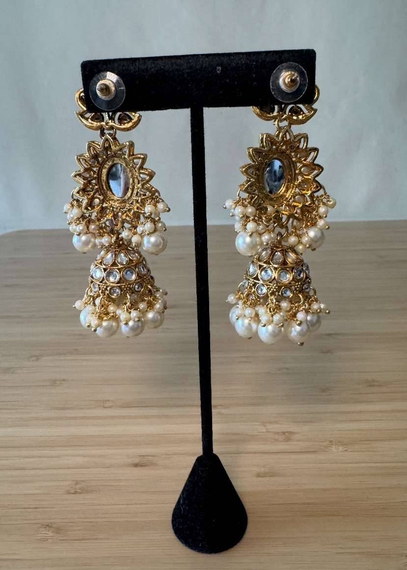 Ivory Pearl Rani Haar Set Image - 3
