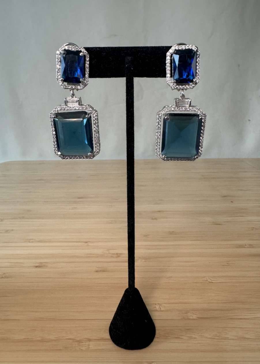 Sapphire Deco Choker Set Image - 2