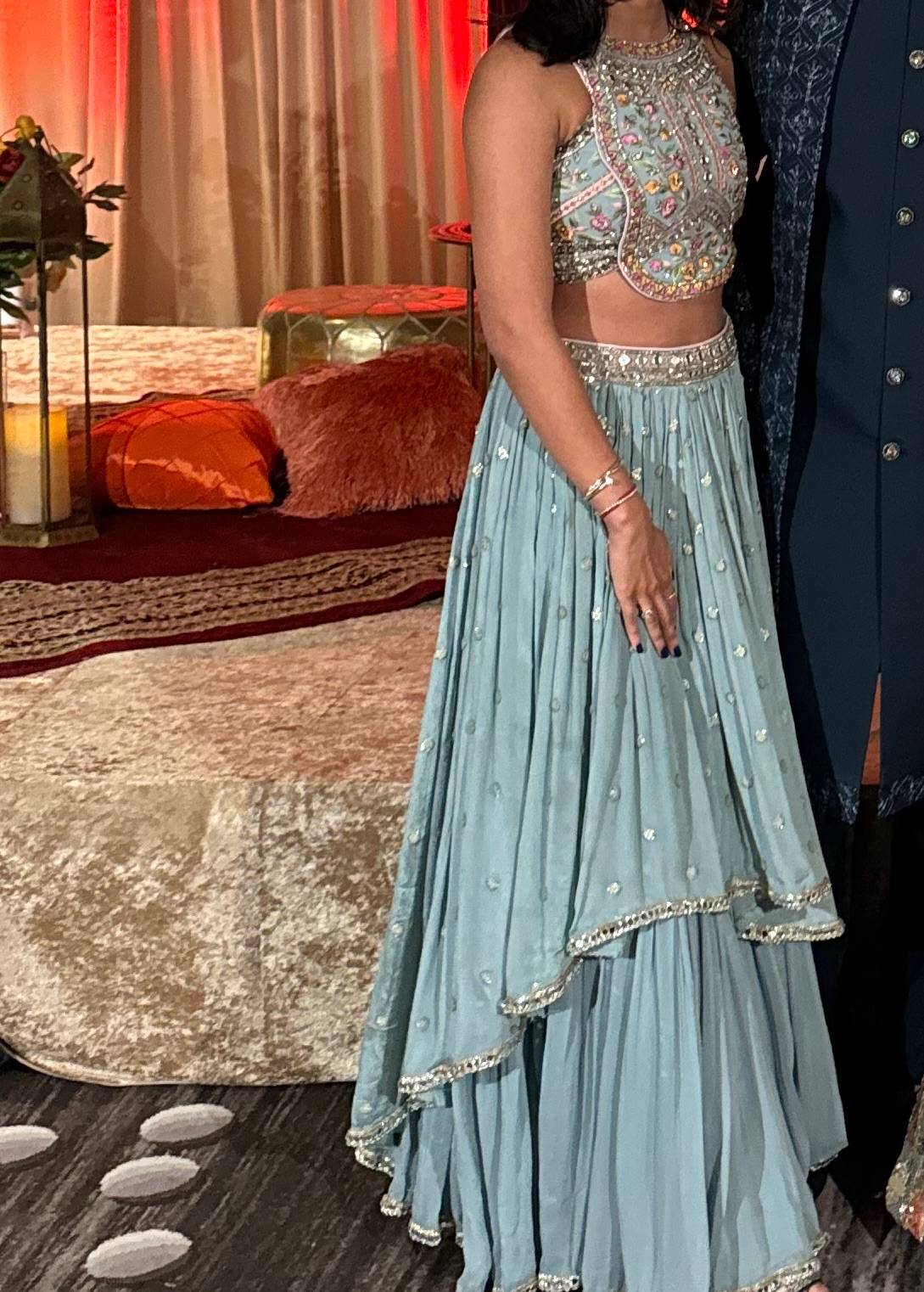 Light Blue Lehenga Image - 0
