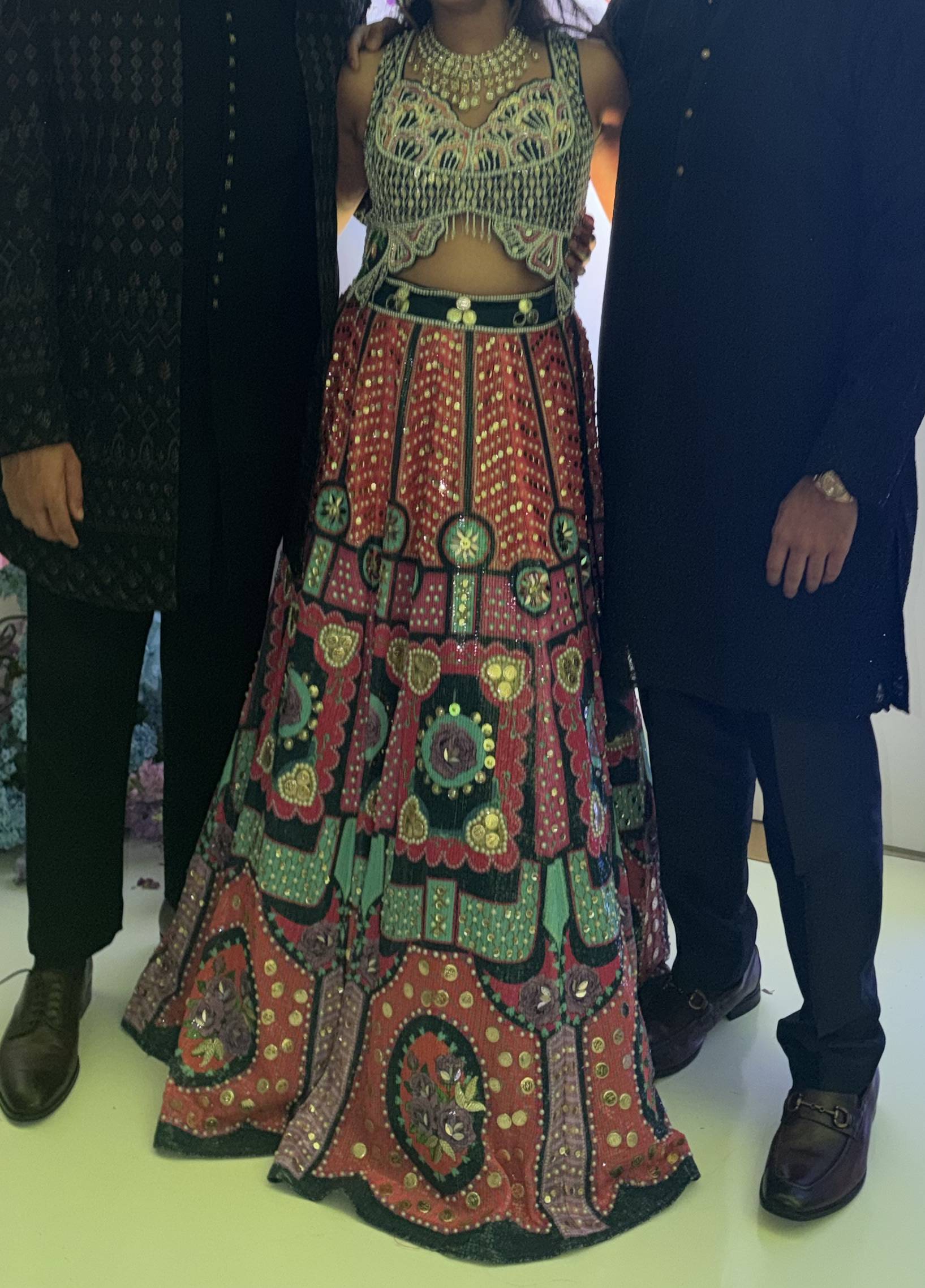Multicolored Floral Lehenga Image - 2