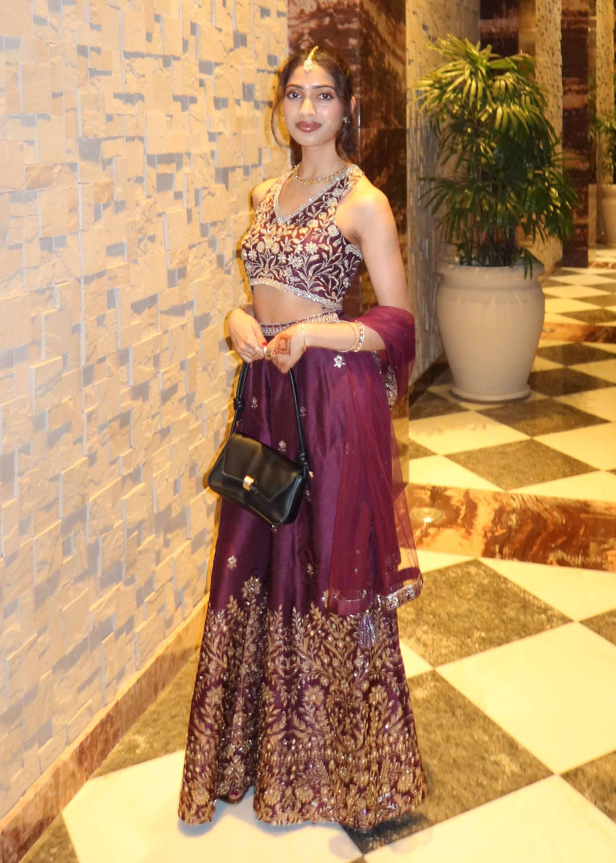 Royal Purple Gharara Set Image - 2