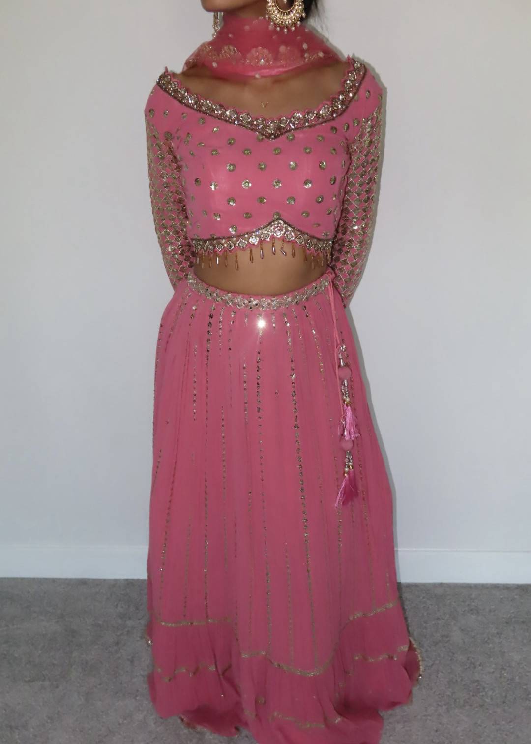 Bubblegum Pink Lehenga  Image - 5