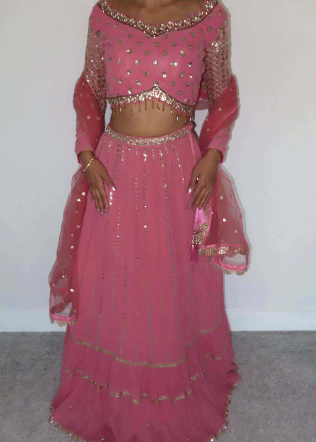 Bubblegum Pink Lehenga  Image - 6