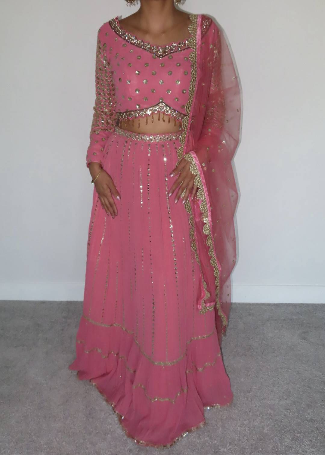 Bubblegum Pink Lehenga  Image - 1