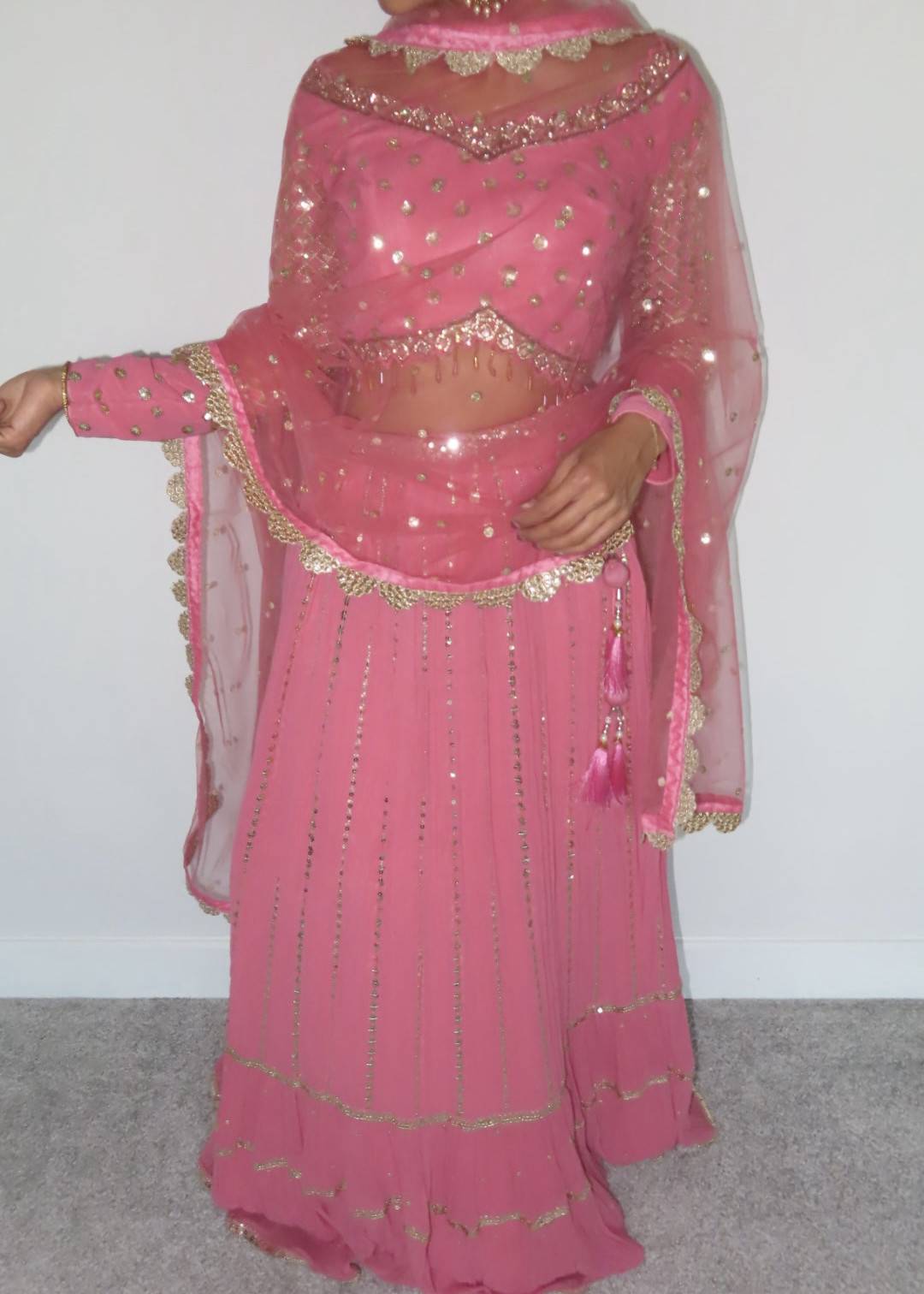 Bubblegum Pink Lehenga  Image - 4