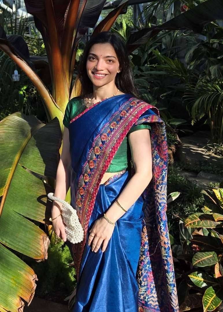 Blue Sari Image - 2