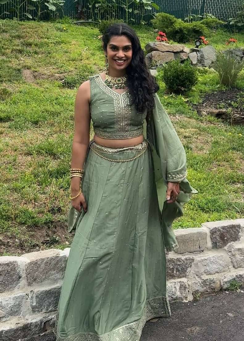 Pastel Green Lehenga Image - 0