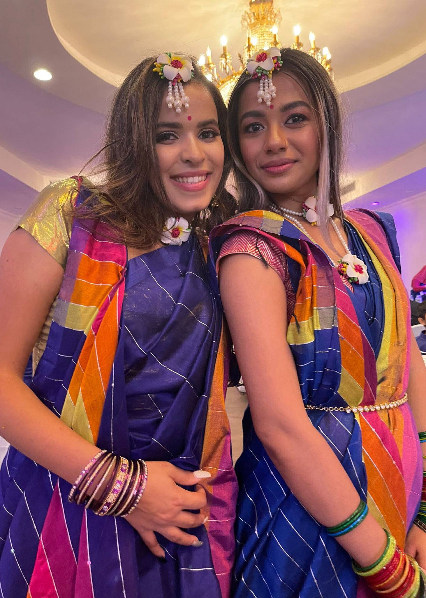 Blue Sari Image - 2