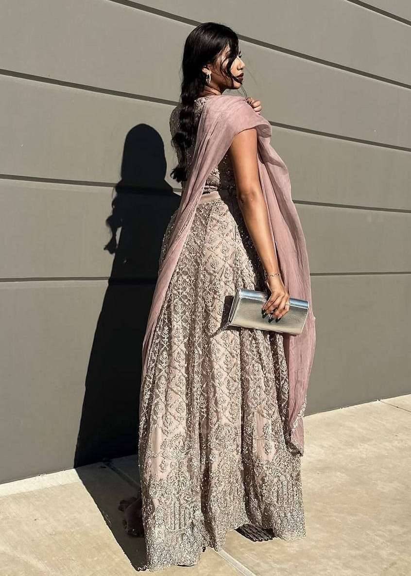 Silver Lehenga Image - 1