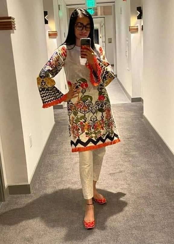White Embroidered Top Image - 0