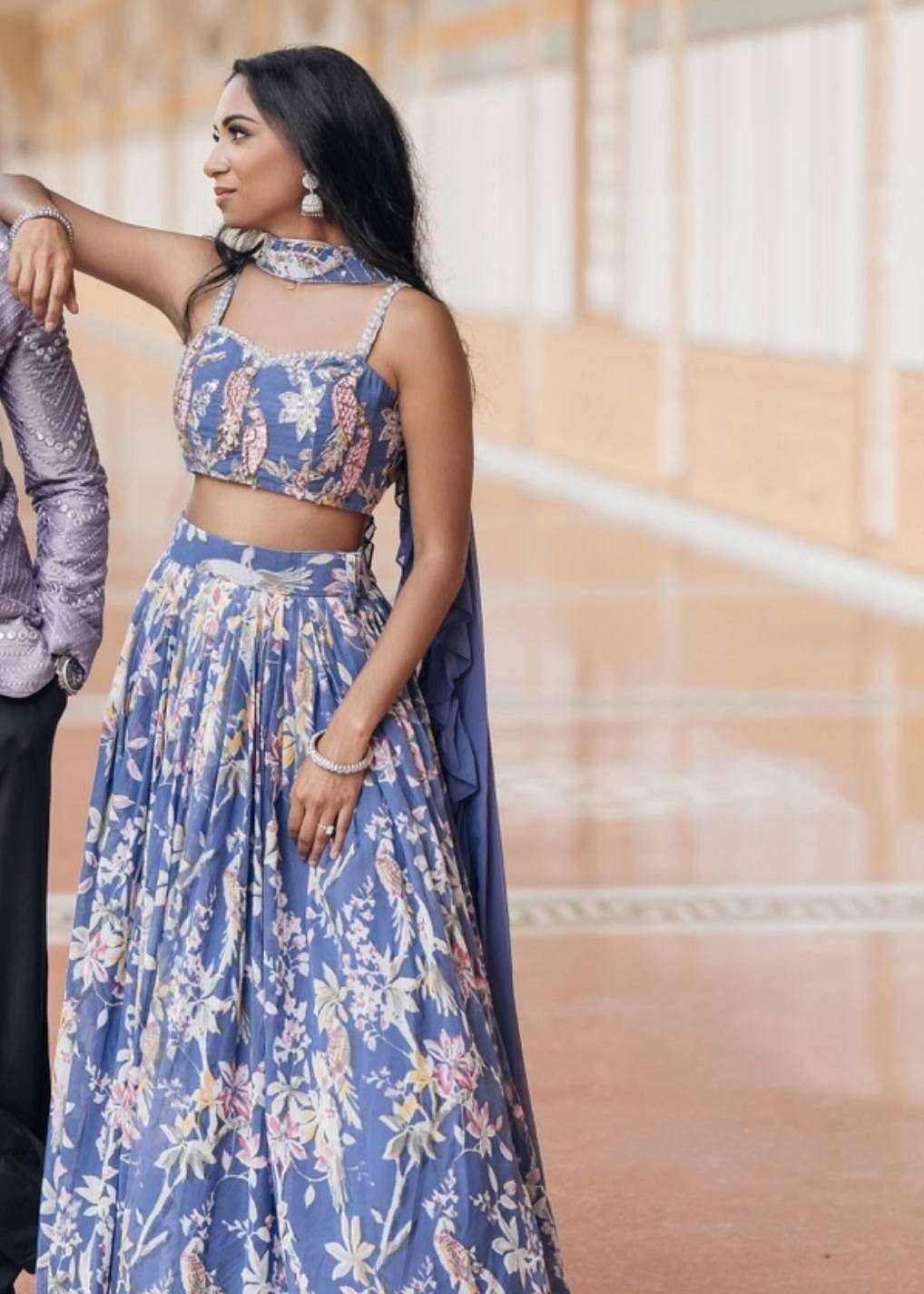 Multicolor Floral Lehenga Image - 2