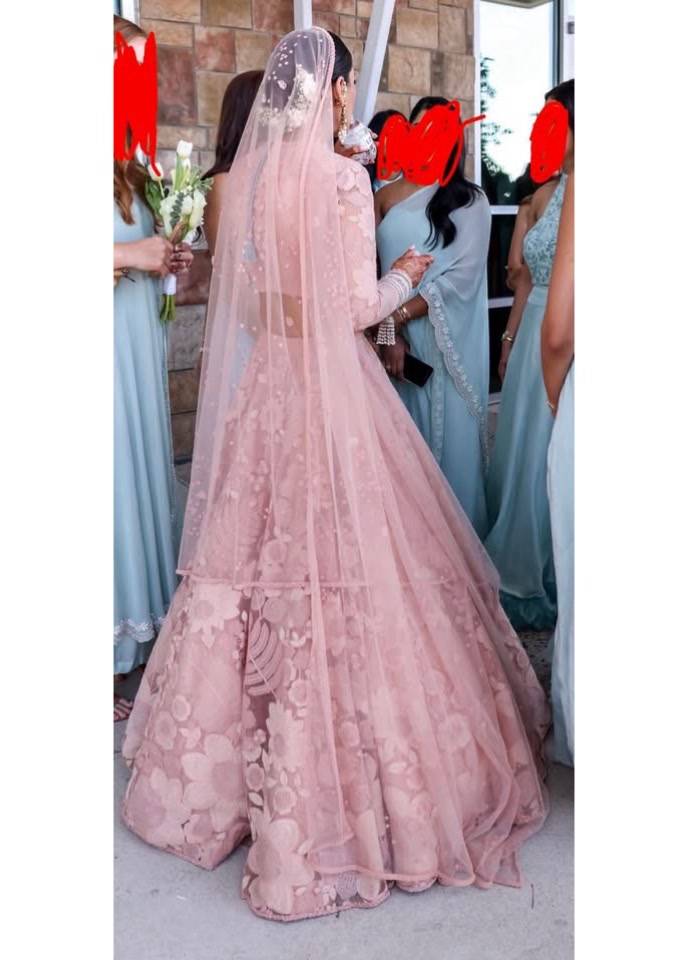 Dusty Pink Embroidered Lehenga Image - 2
