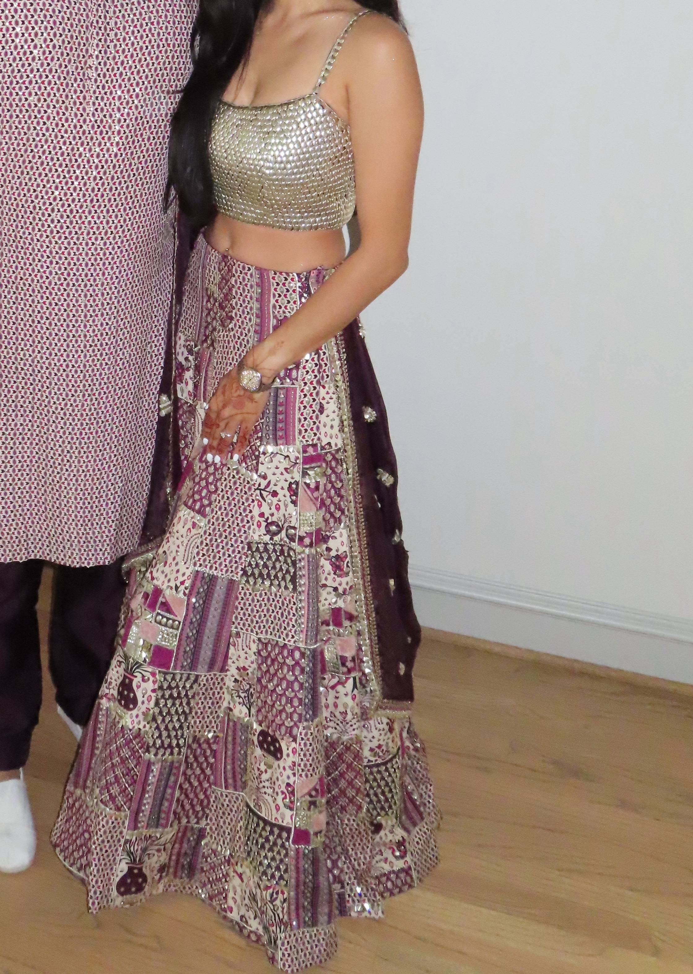 Multicolor Patchwork Mirrorwork Lehenga Image - 0