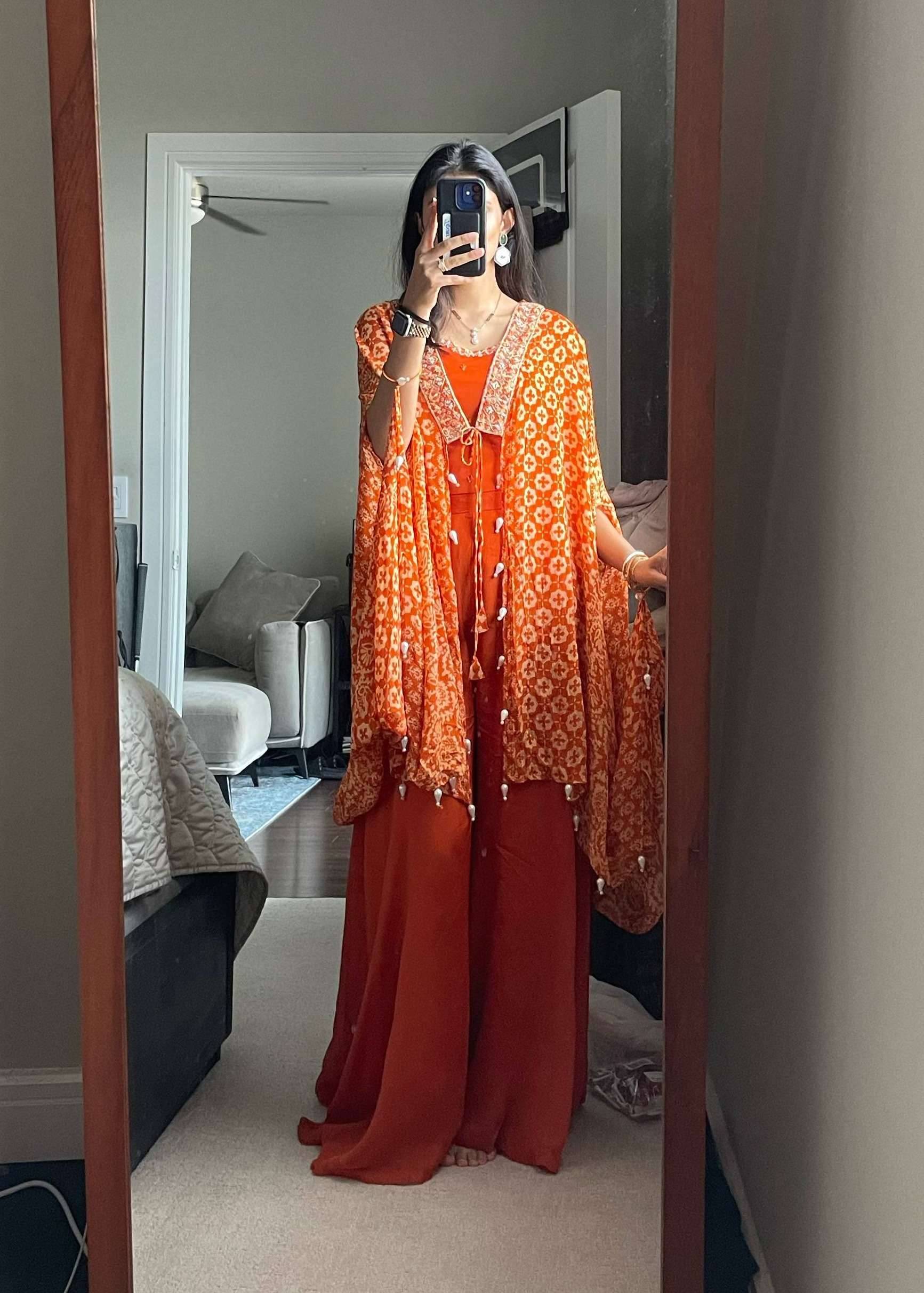 Orange Cape Set Image - 0