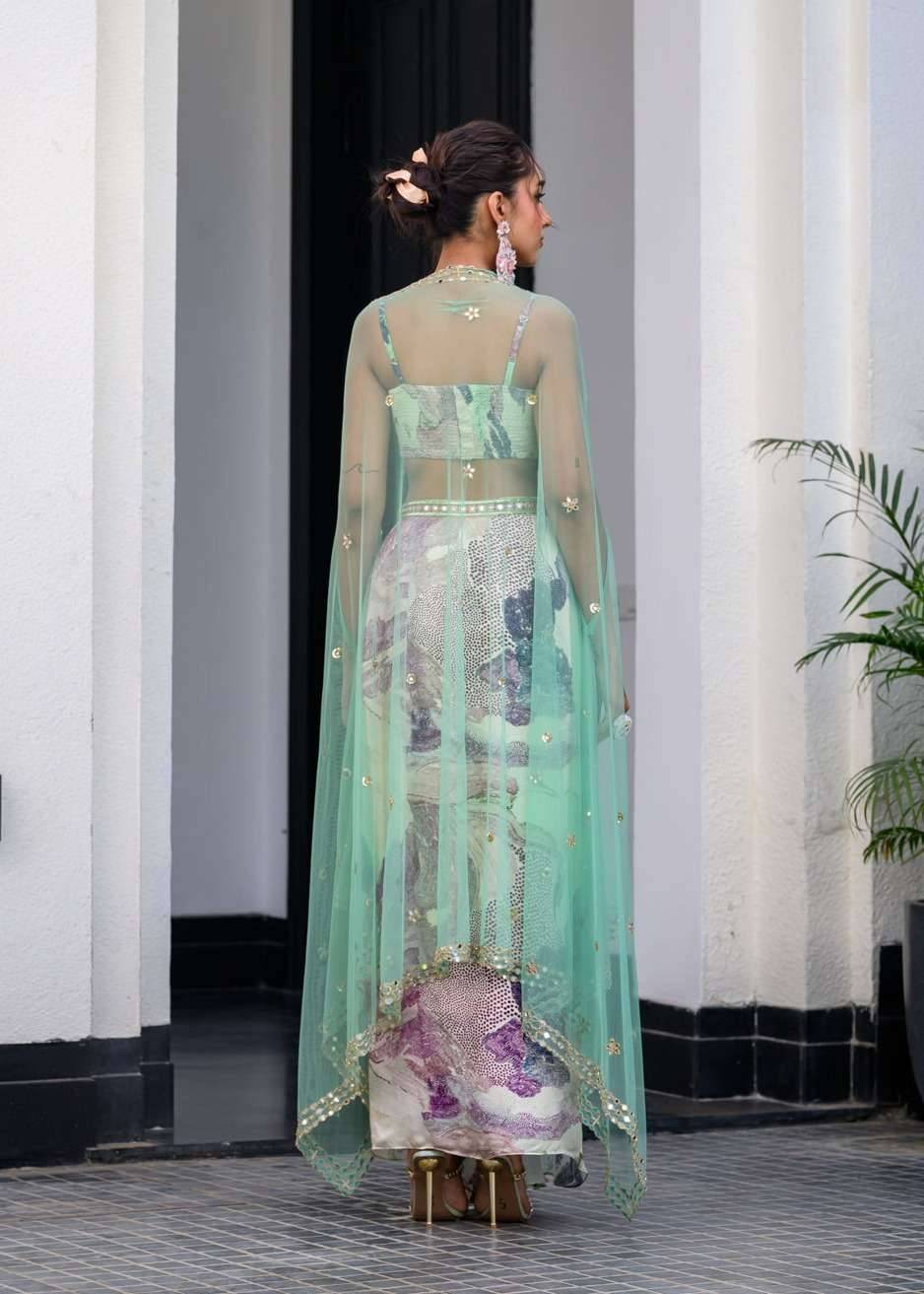 Eden Dhoti Skirt Set Image - 1