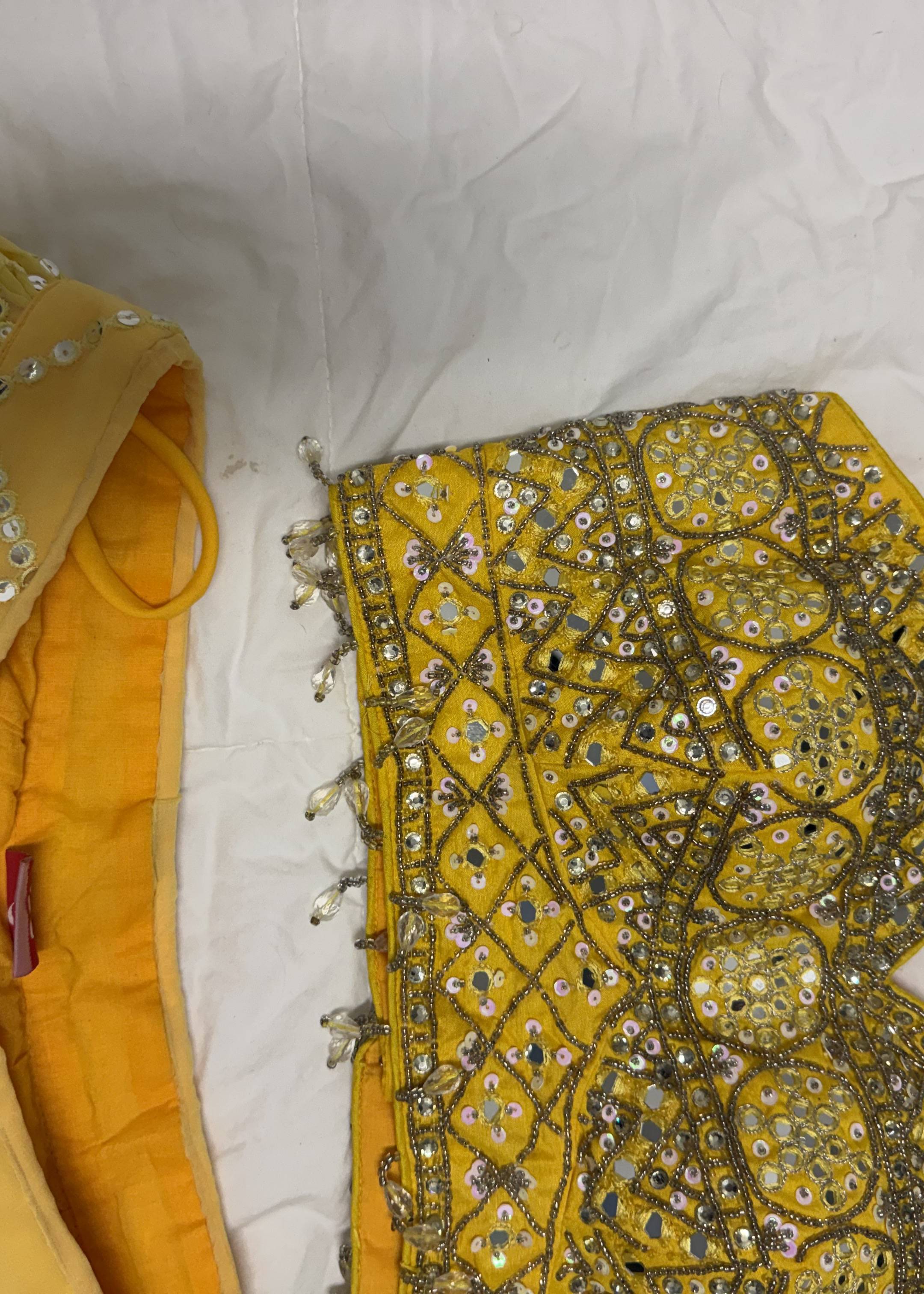 Yellow Ombré Lehenga Image - 6