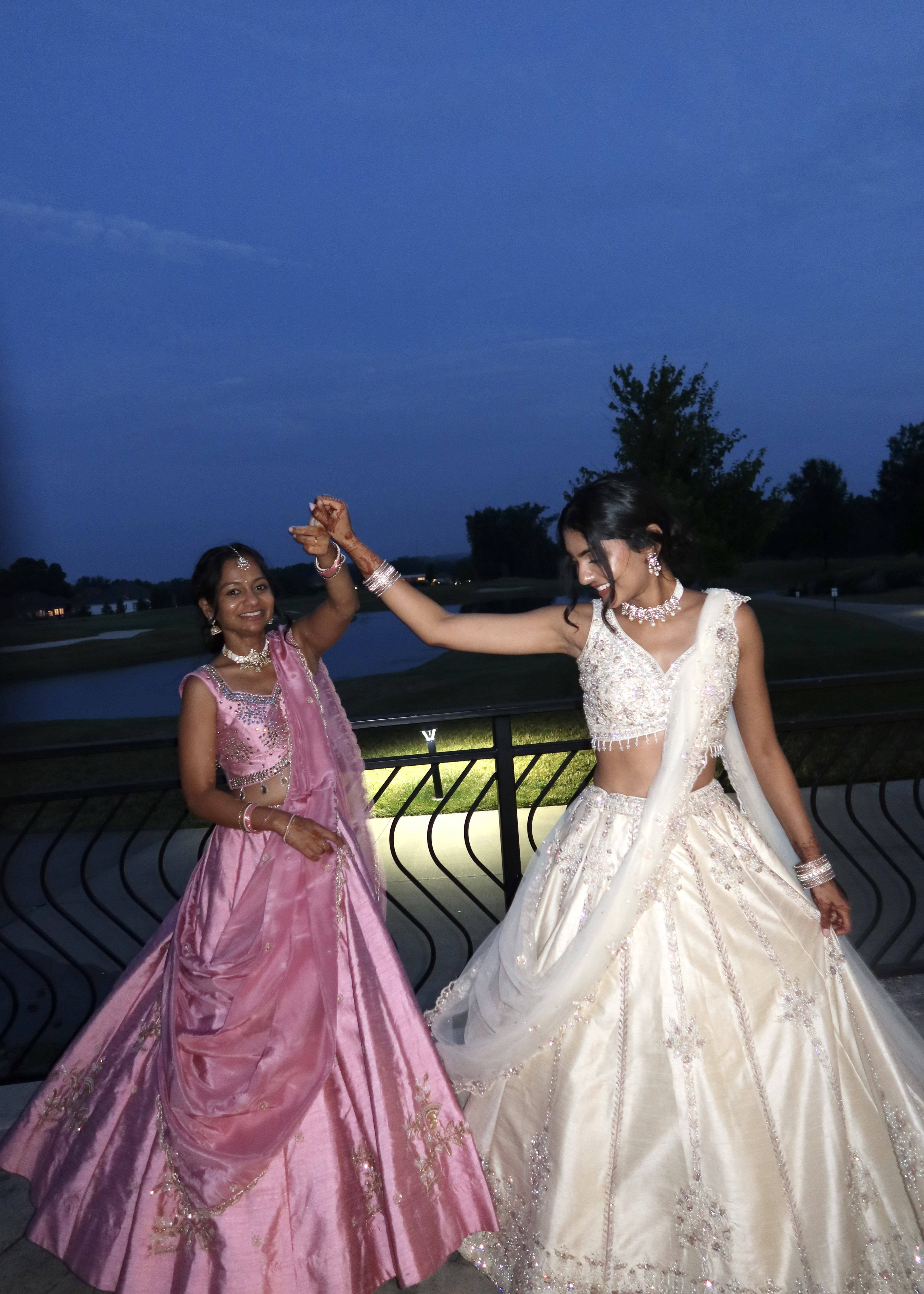 Ivory Beaded Lehenga Image - 3