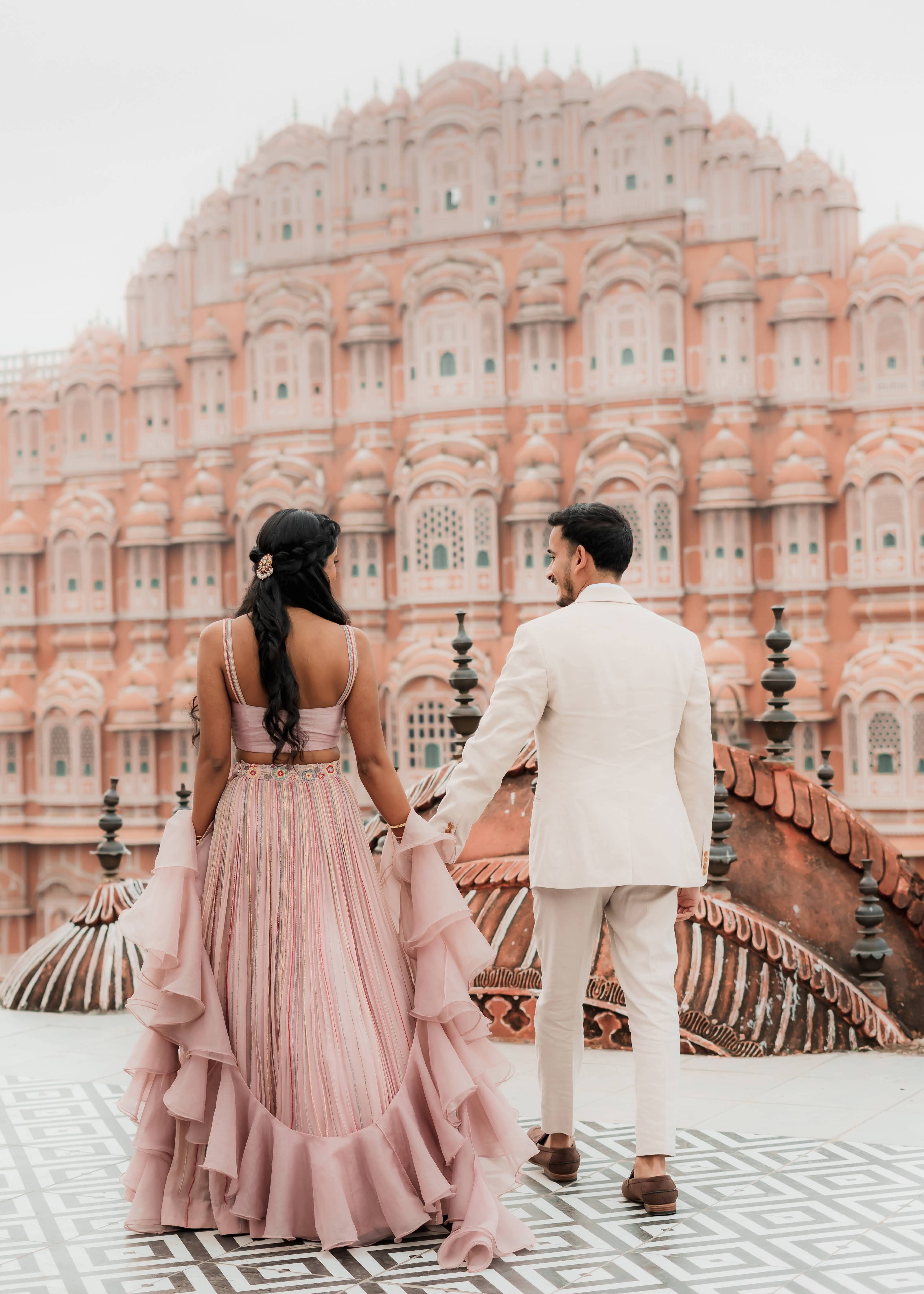 Dusty Pink Embroidered Lehenga Image - 1