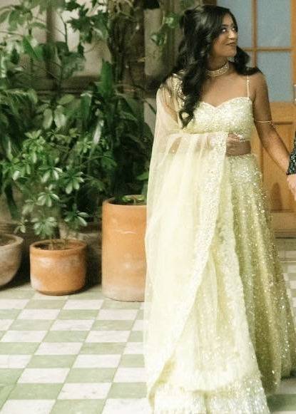 Lime Green Lehenga Image - 0