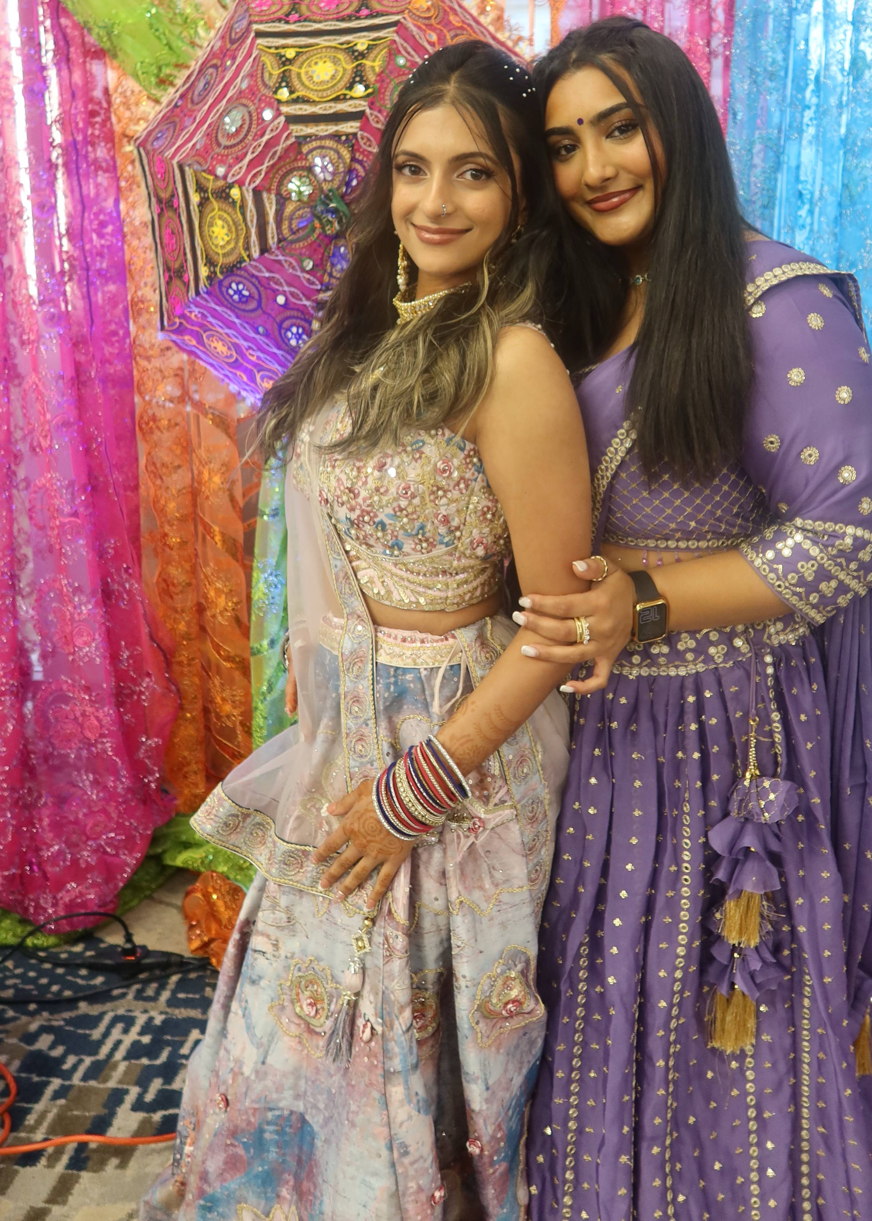 Pastel Floral Print Lehenga Image - 5