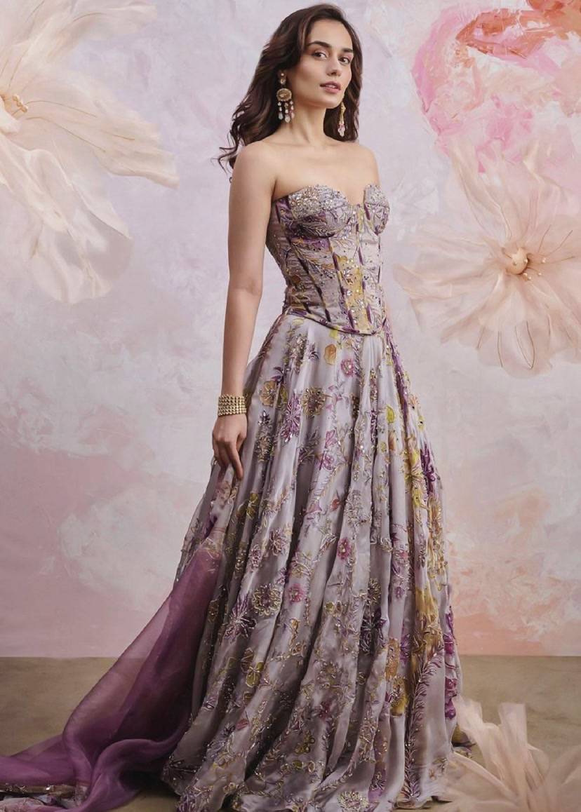 Elanor Embroidered Lehenga Image - 4