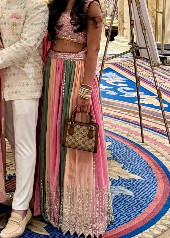 Multicolor Sequin Embroidered Lehenga Image - 0
