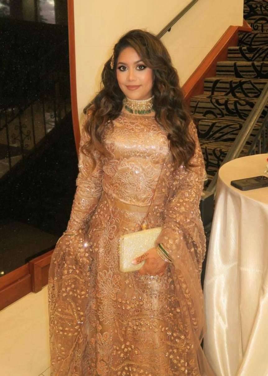Gold Embroidered Lehenga Image - 1
