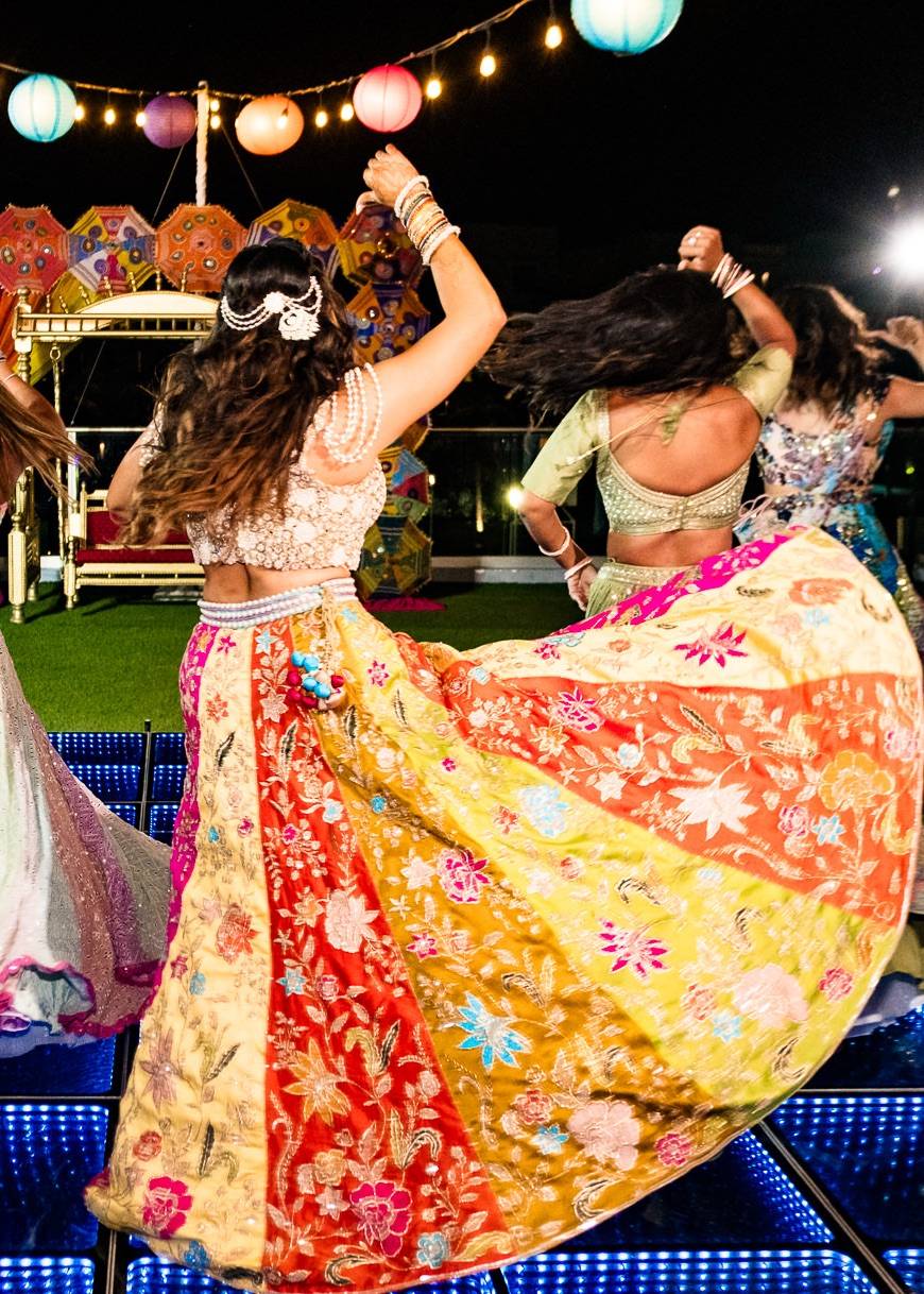 Multicolor Floral Embellished Lehenga Image - 1